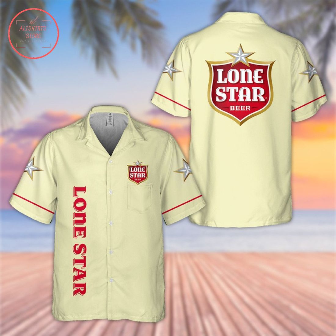 Lone Star Beer Hawaiian Shirt