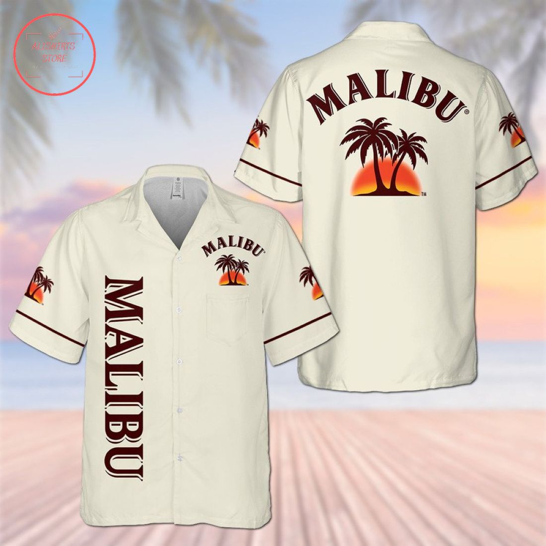 Malibu California Hawaiian Shirt