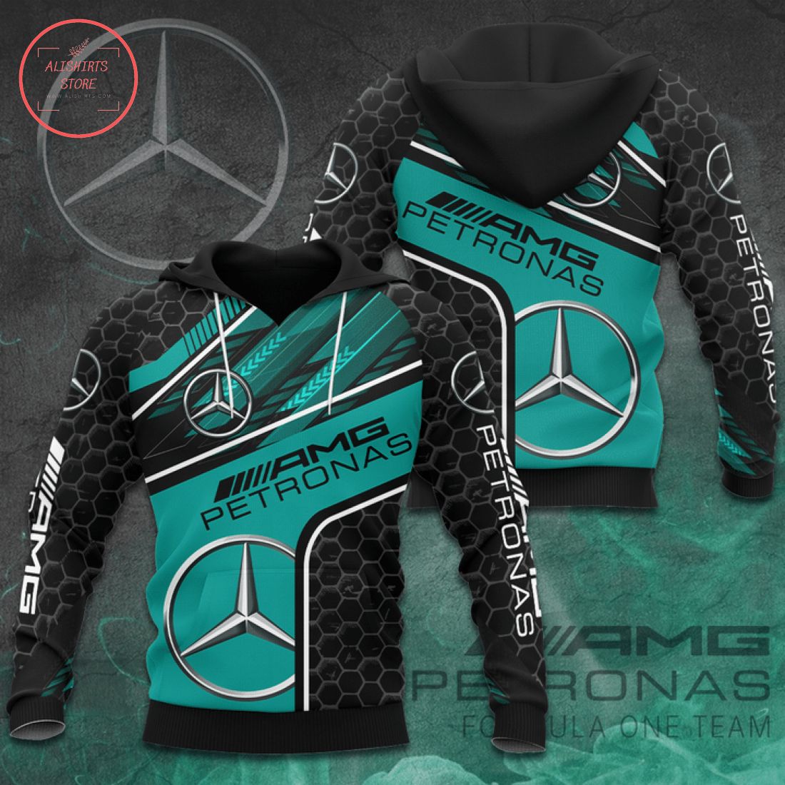 Mercedes Petronas Amg F1 Team T-Shirt and Hoodie 3d