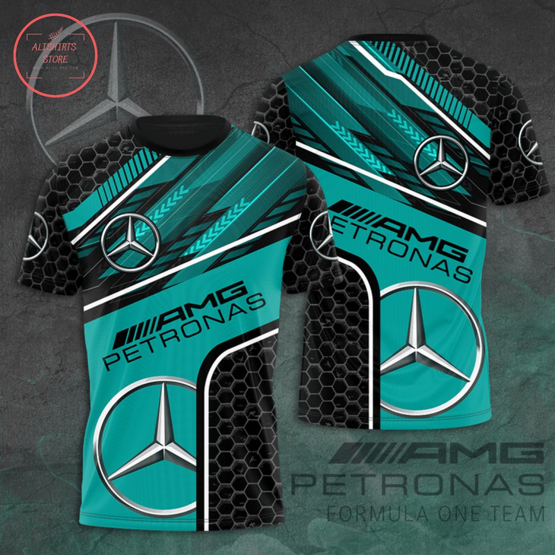 Mercedes Petronas Amg F1 Team T-Shirt and Hoodie 3d