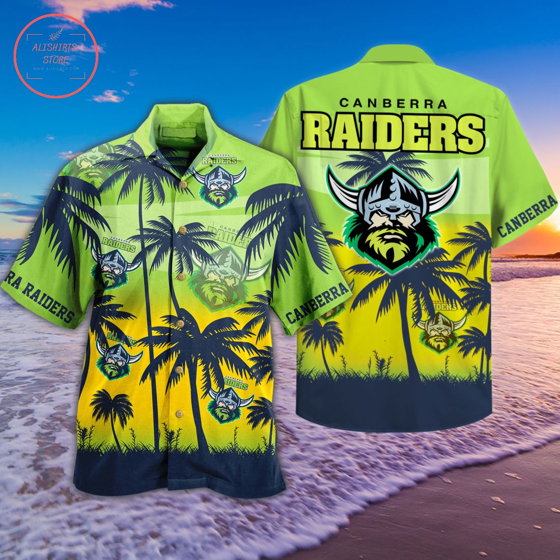 NRL Canberra Raiders Hawaiian Shirt