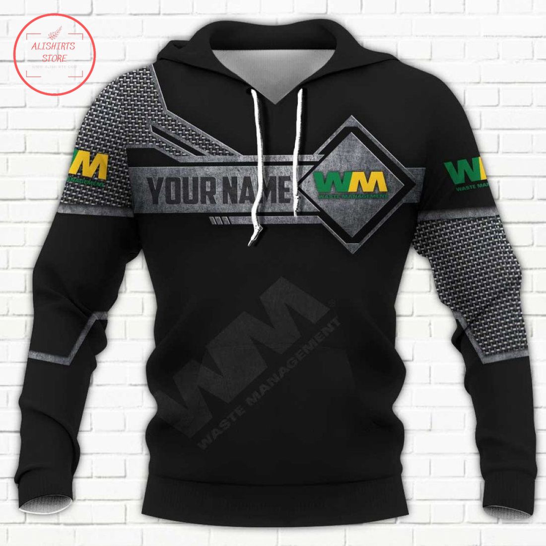 Personalized Waste Management Full Printing 3D Hoodie