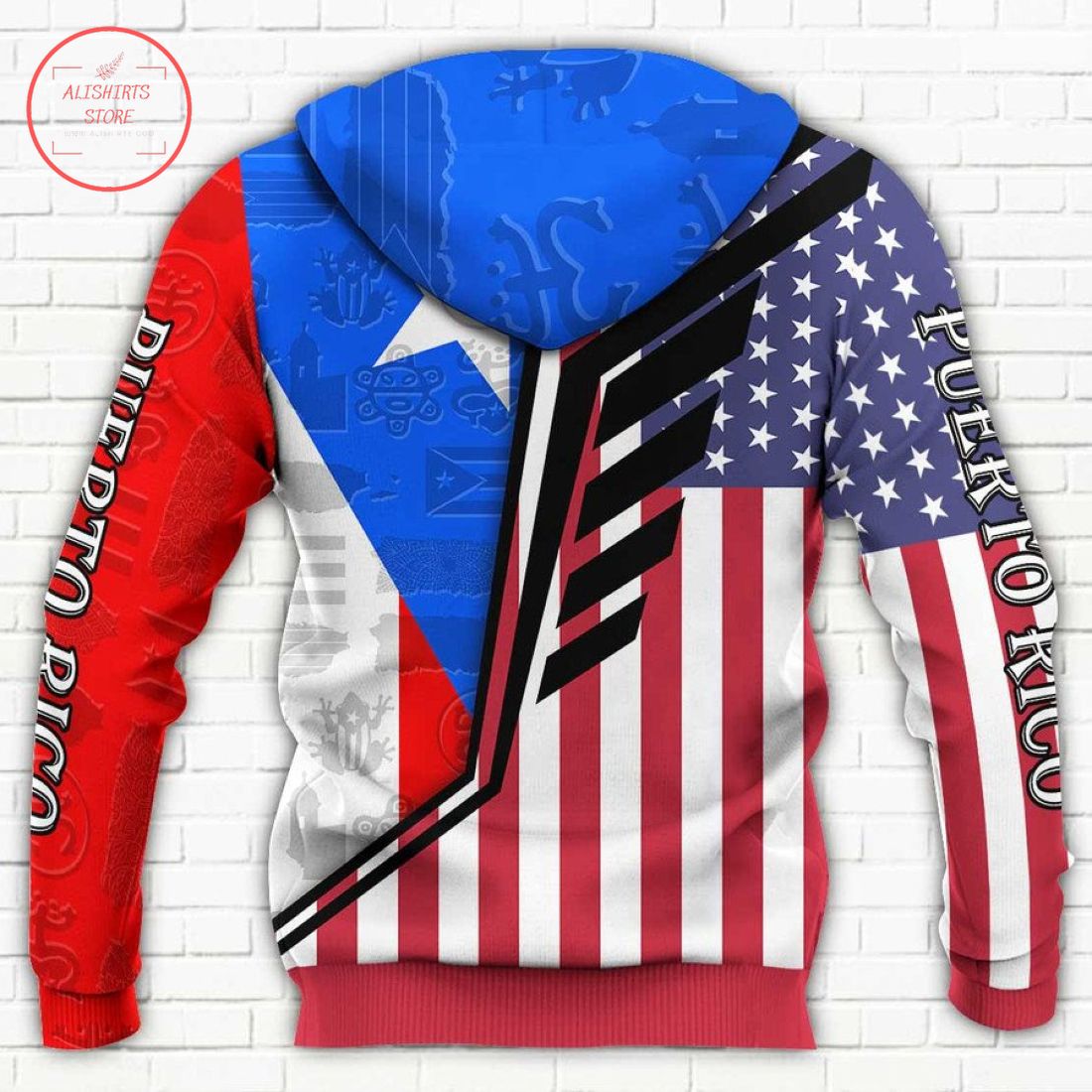 Puerto Rico Flag Limited Edition Full Printing 3D Hoodie