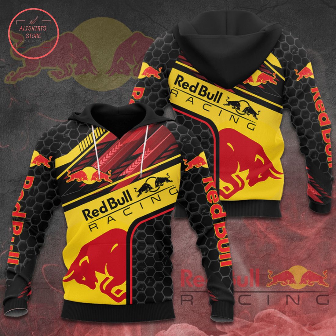 Red Bull Racing F1 Team T-Shirt and Hoodie 3d