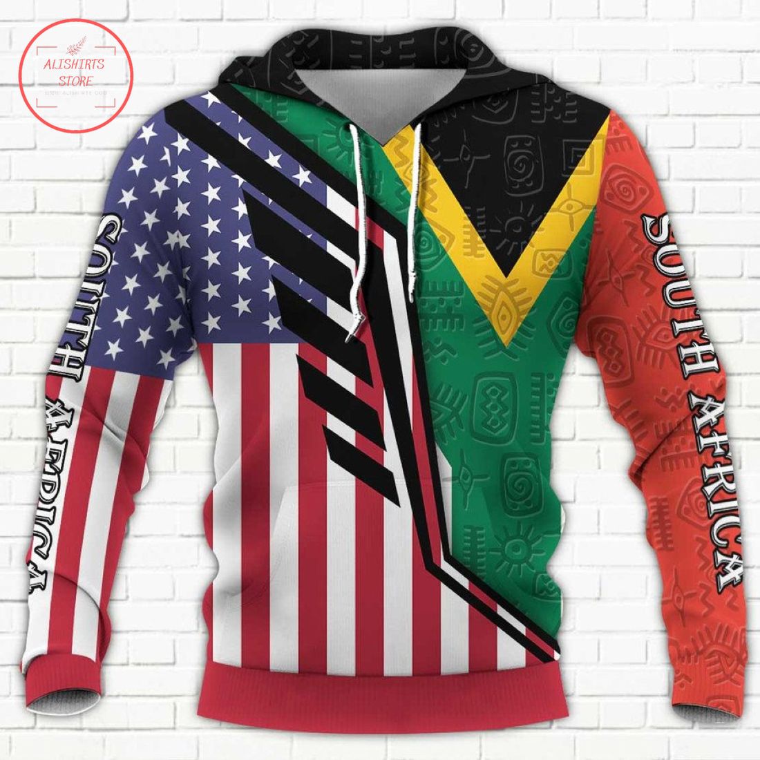 South Africa Limited Edition Full Printing 3D Hoodie