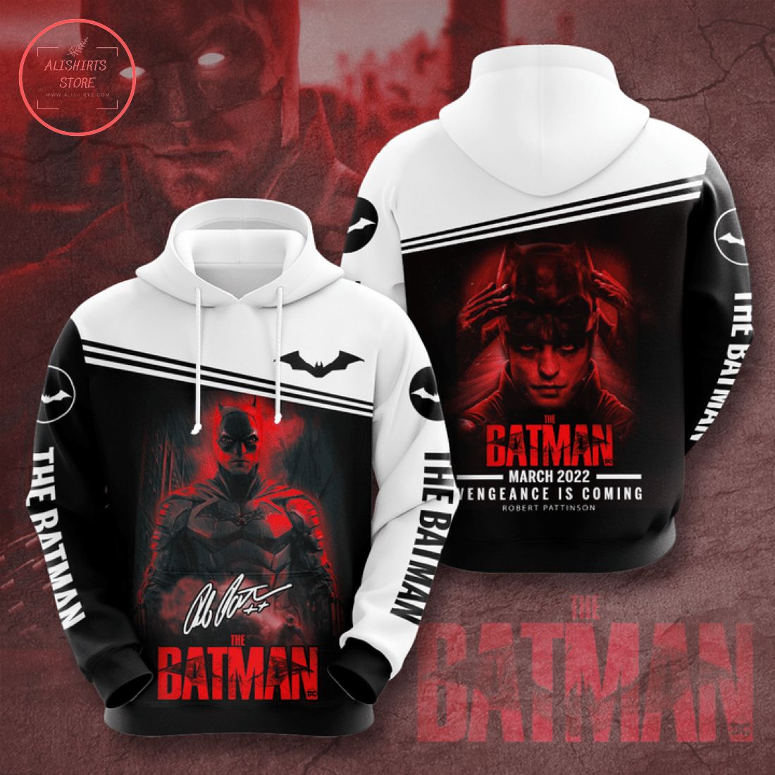 Vengeance Is Coming Batman 2022 T-shirts and Hoodie 3d
