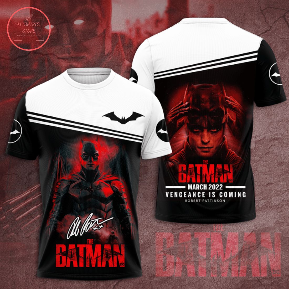 Vengeance Is Coming Batman 2022 T-shirts and Hoodie 3d