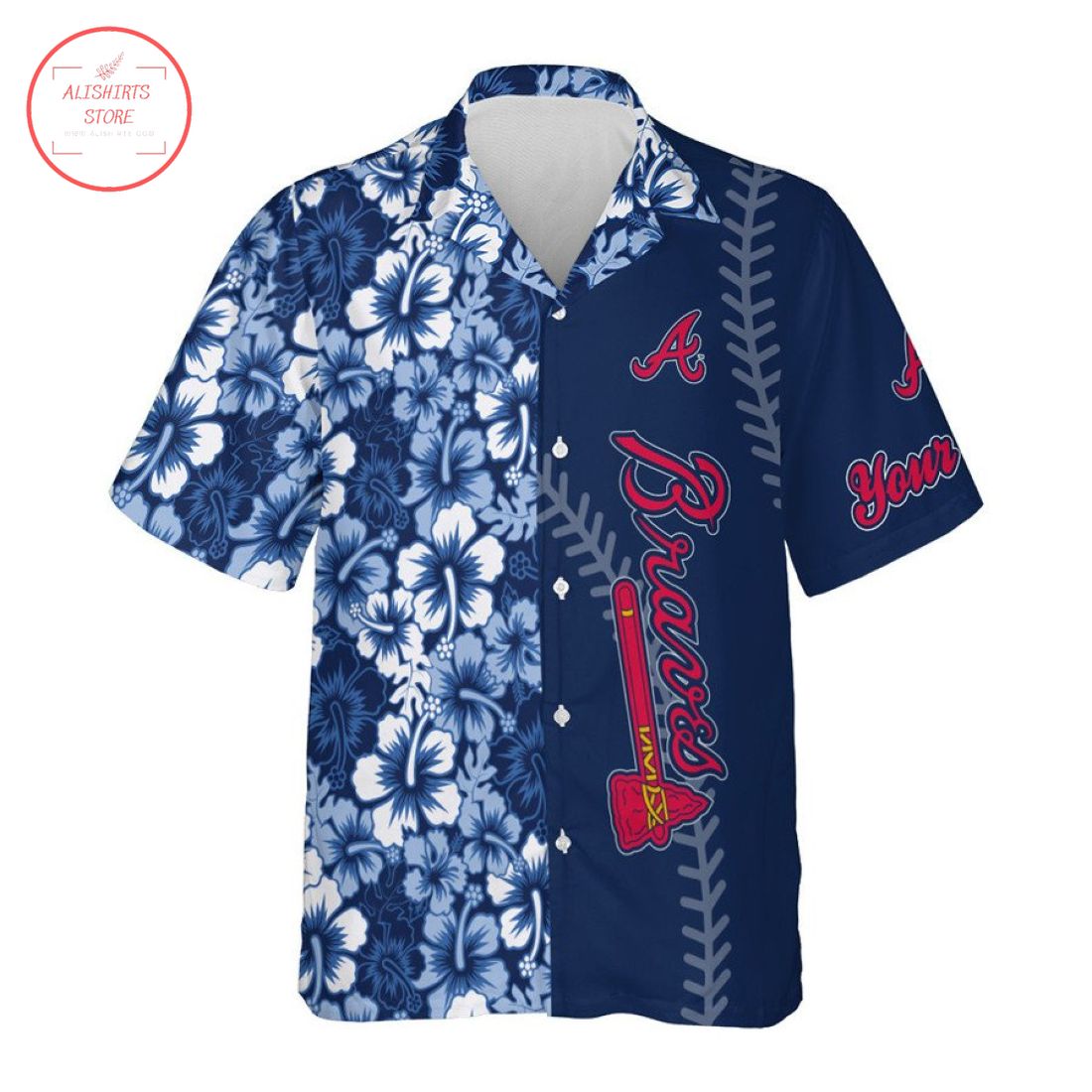 Atlanta Braves Unisex Custom Hawaiian Shirt