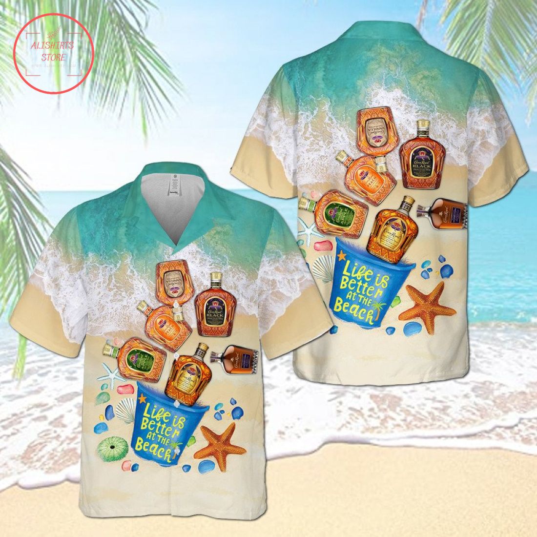 Crown Royal Beach Hawaiian Shirt