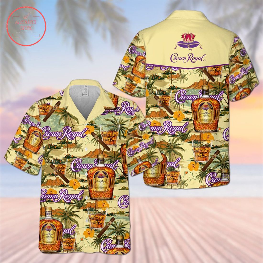 Crown Royal Drink Hawaiian Shirt