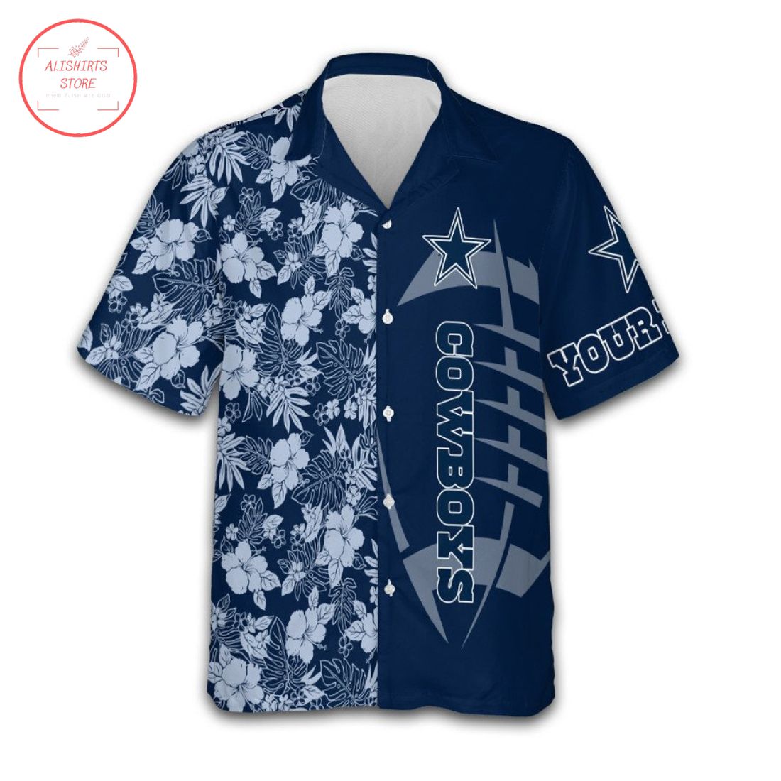 Dallas Cowboys unisex custom Hawaiian shirt