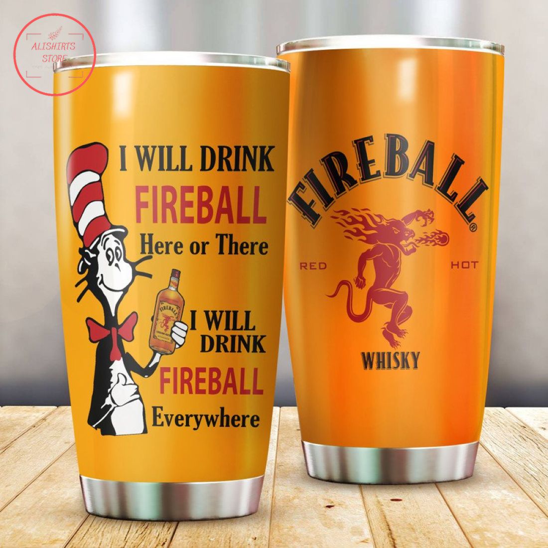 Fireball Whisky Red Hot Drink Everywhere Tumbler