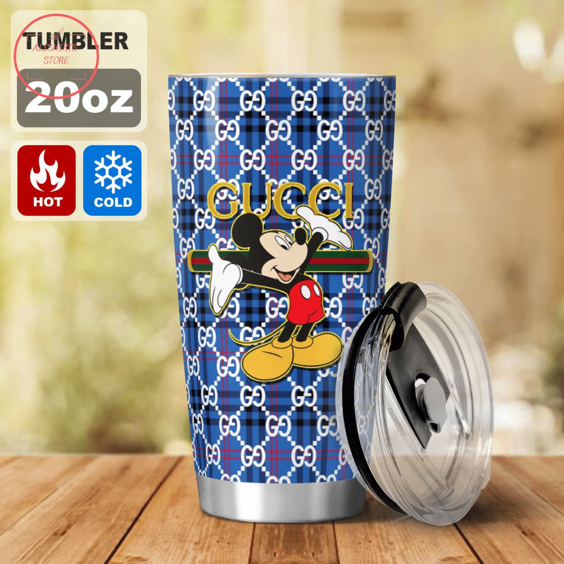 Gucci Mickey Mouse Stainless Steel Tumbler