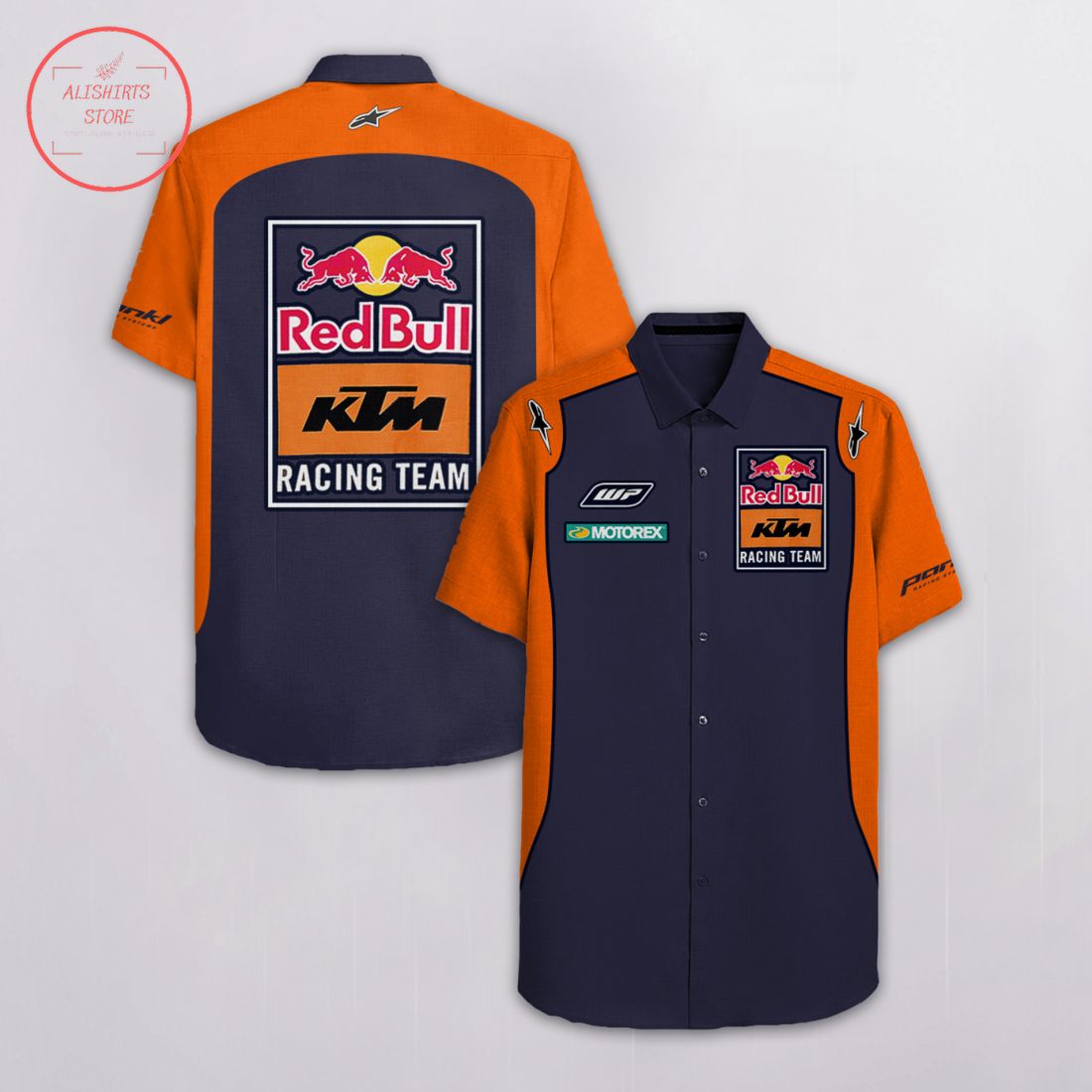 KTM Red Bull Racing Team Hawaiian Shirt