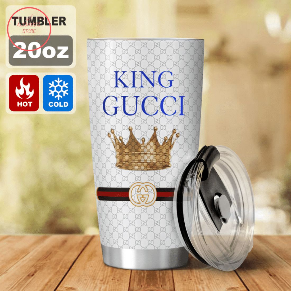 King Gucci Mickey Mouse Disney 3D Tumbler
