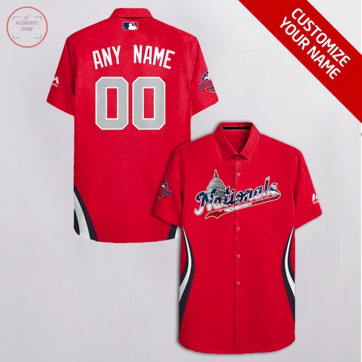 MLB Washington Nationals Personalized Hawaiian Shirt