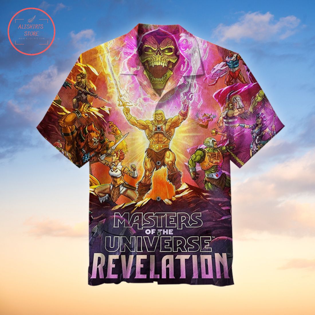 Masters of the Universe Revelation Hawaiian shirt