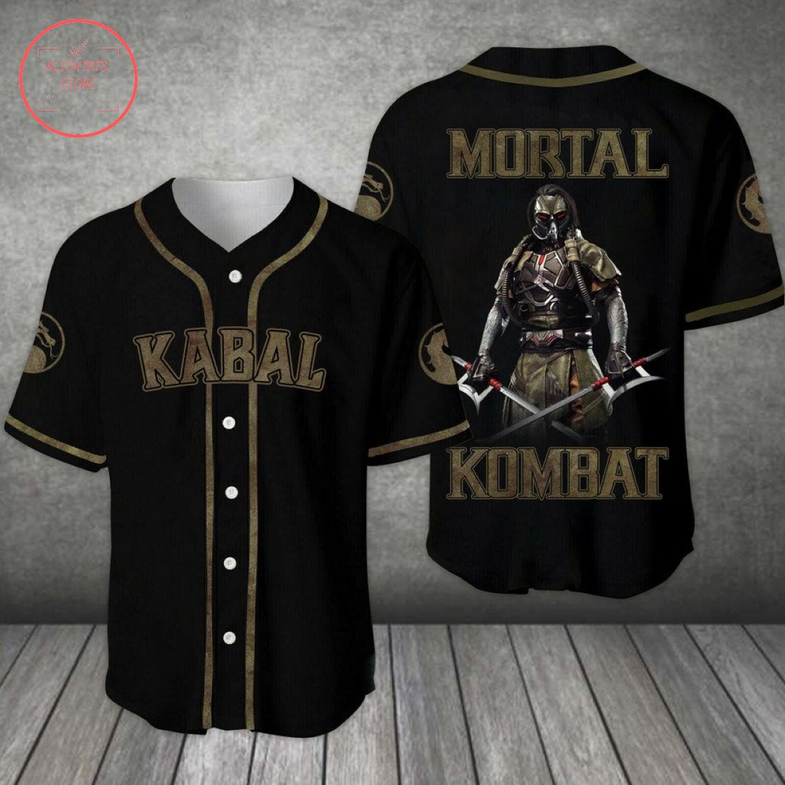 Mortal Kombat Kabal Baseball Jersey