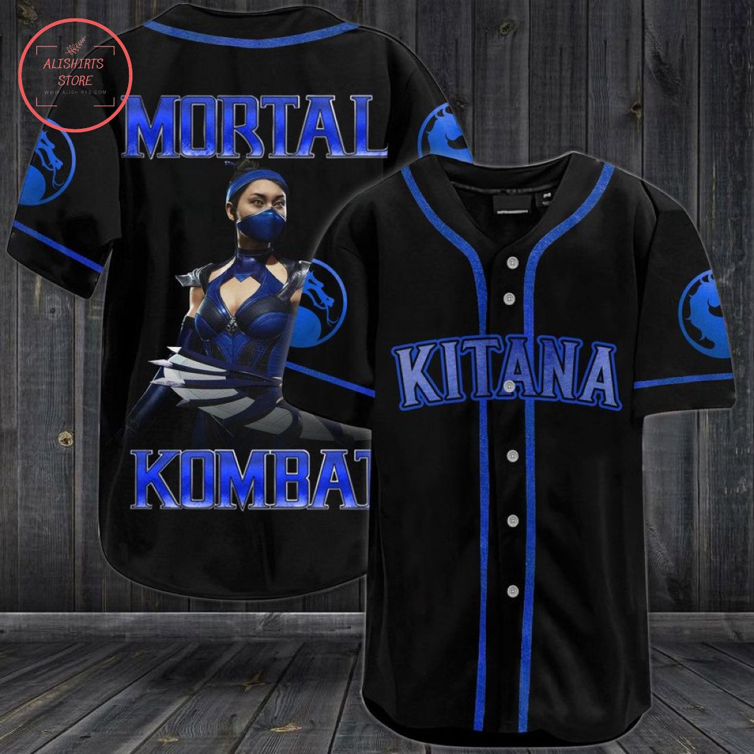 Mortal Kombat Kitana Baseball Jersey