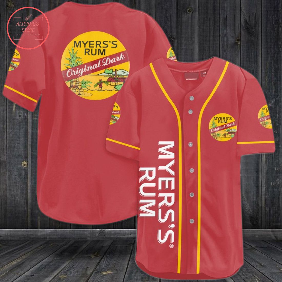 Myers's Original Dark Rum Baseball Jersey