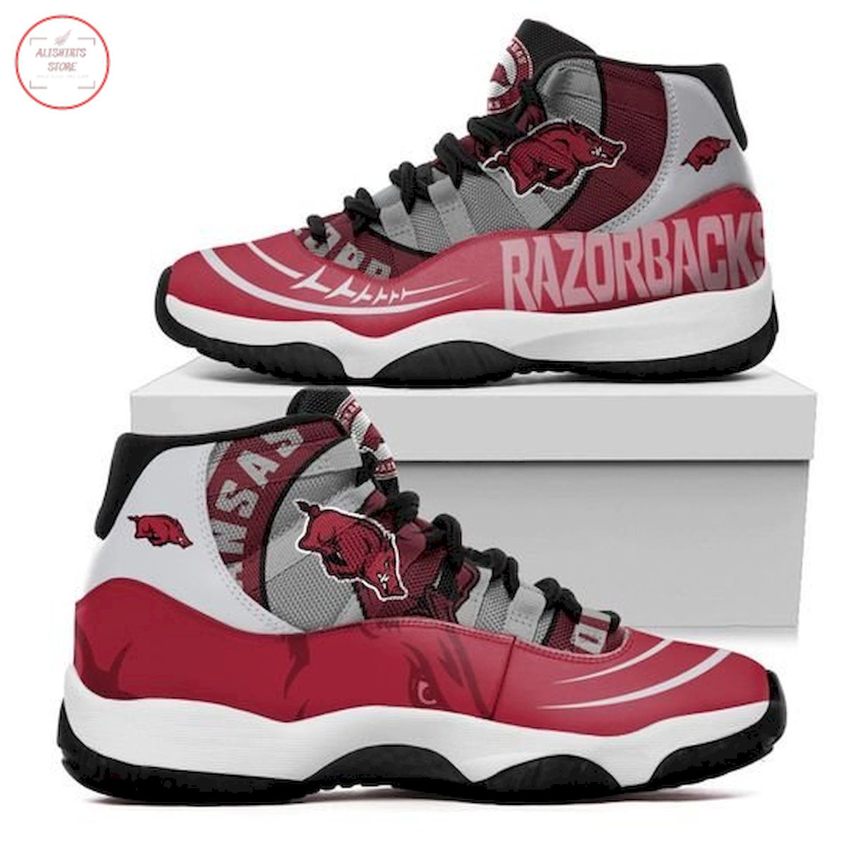 NCAA Arkansas Razorbacks New Air Jordan 11 Sneaker Shoes