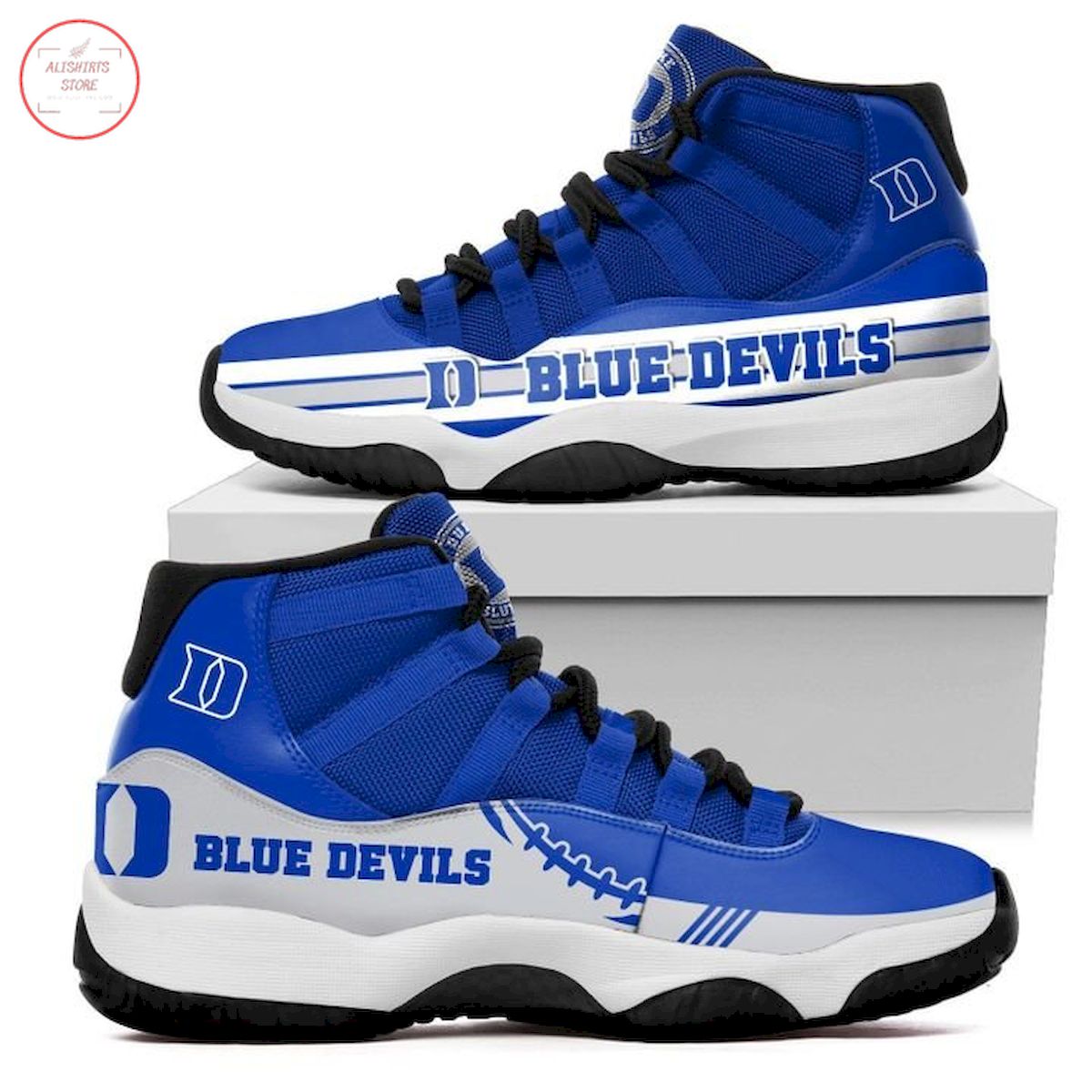 NCAA Duke Blue Devils New Air Jordan 11 Sneaker Shoes
