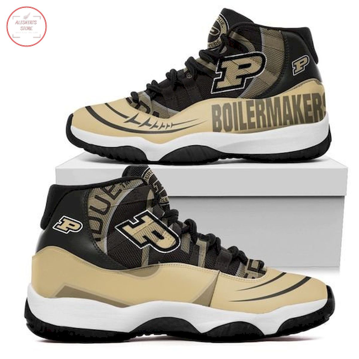 NCAA Purdue Boilermakers New Air Jordan 11 Sneaker Shoes