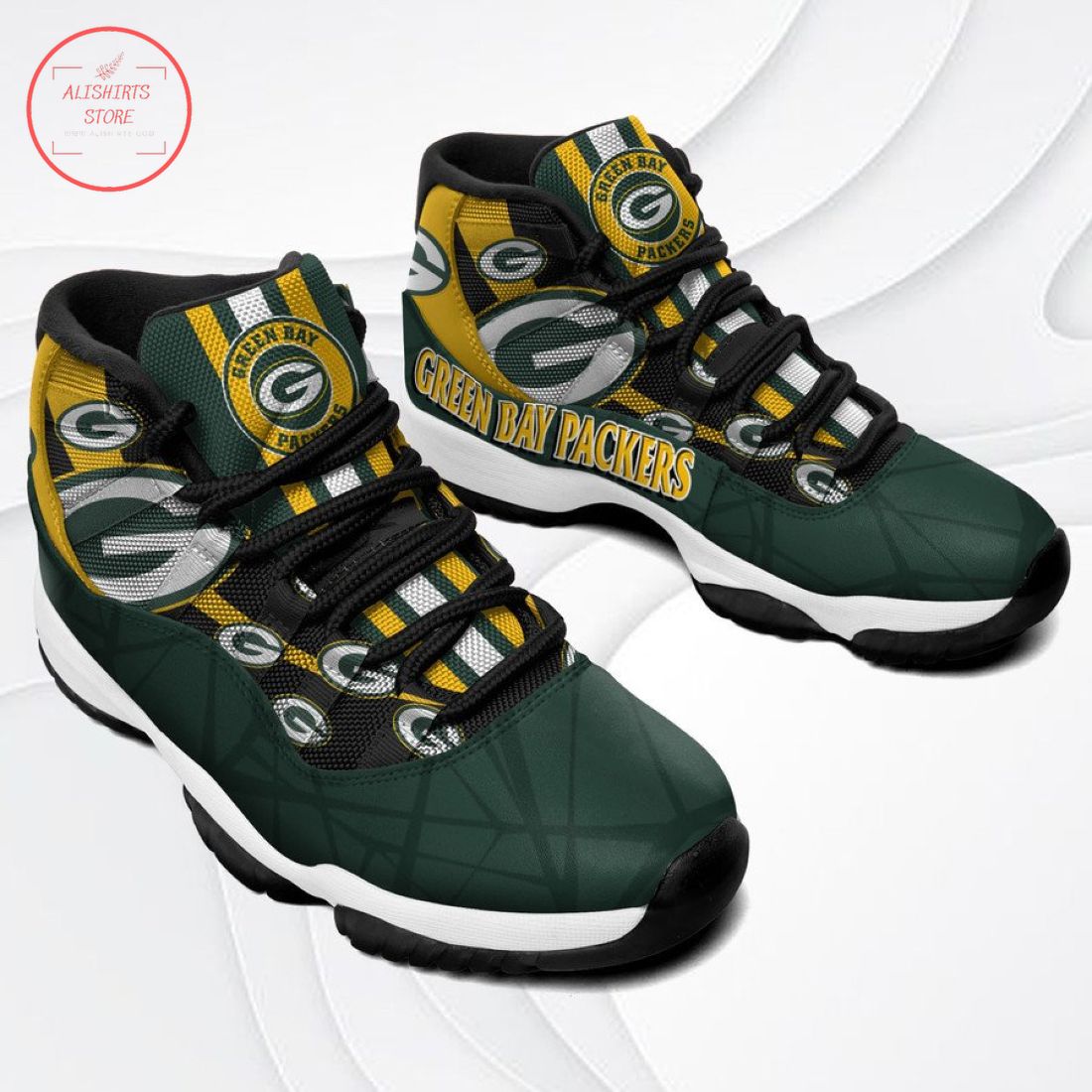 NFL Green Bay Packers New Air Jordan 11 Sneakers Shoes