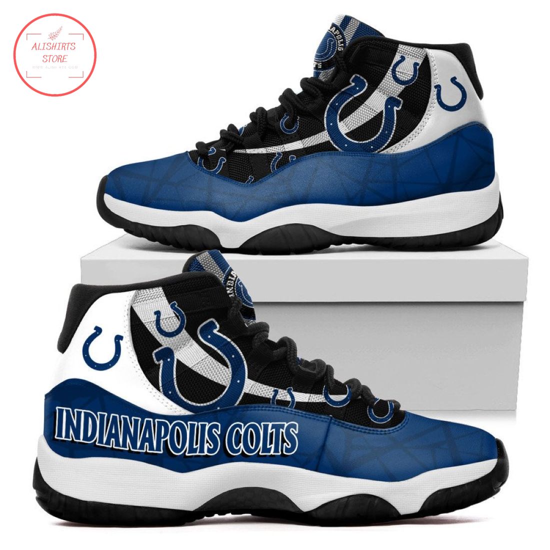 NFL Indianapolis Colts New Air Jordan 11 Sneakers Shoes
