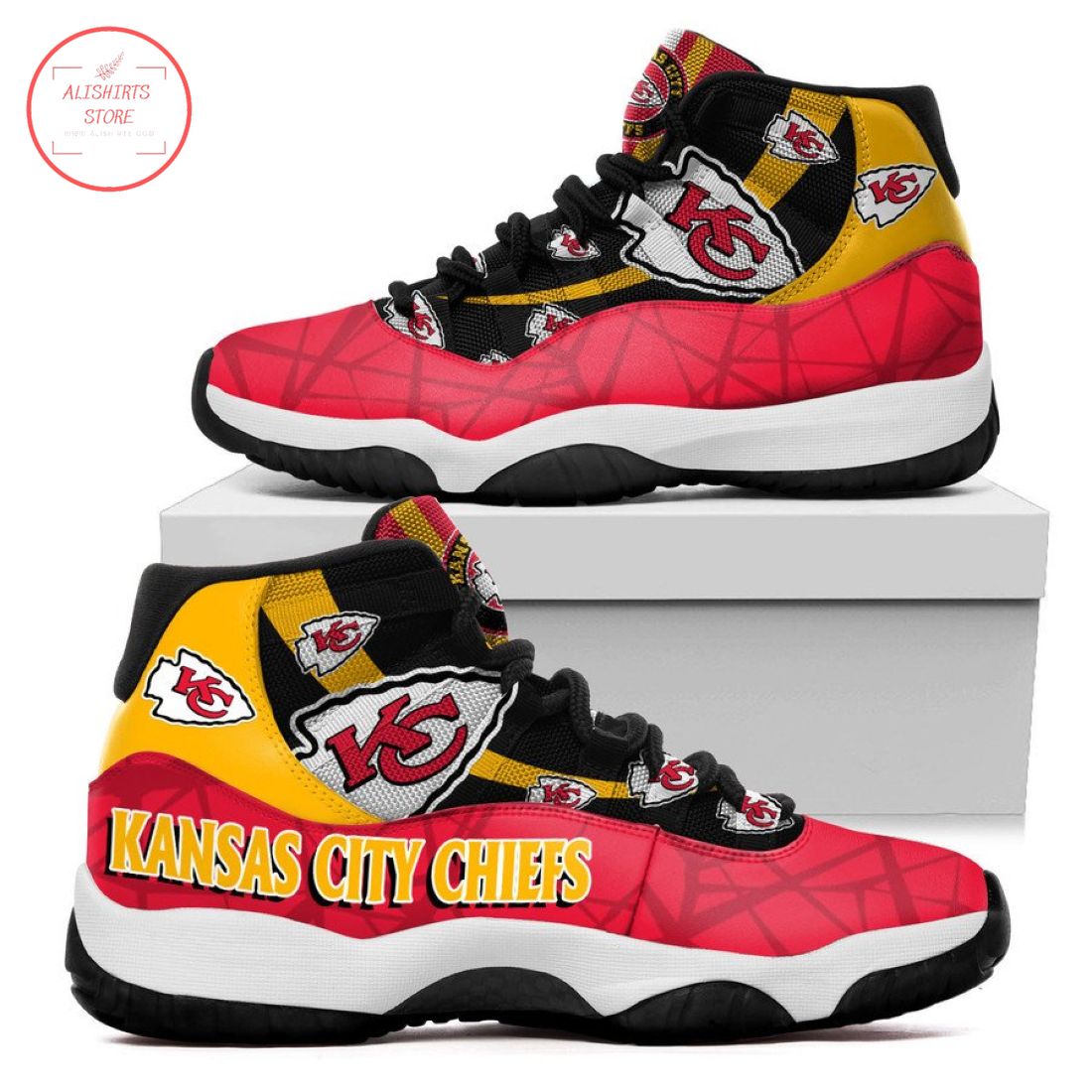 NFL Kansas City Chiefs New Air Jordan 11 Sneakers Shoes