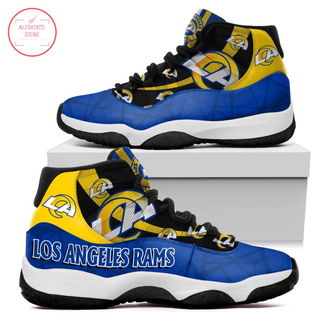 NFL Los Angeles Rams New Air Jordan 11 Sneakers Shoes