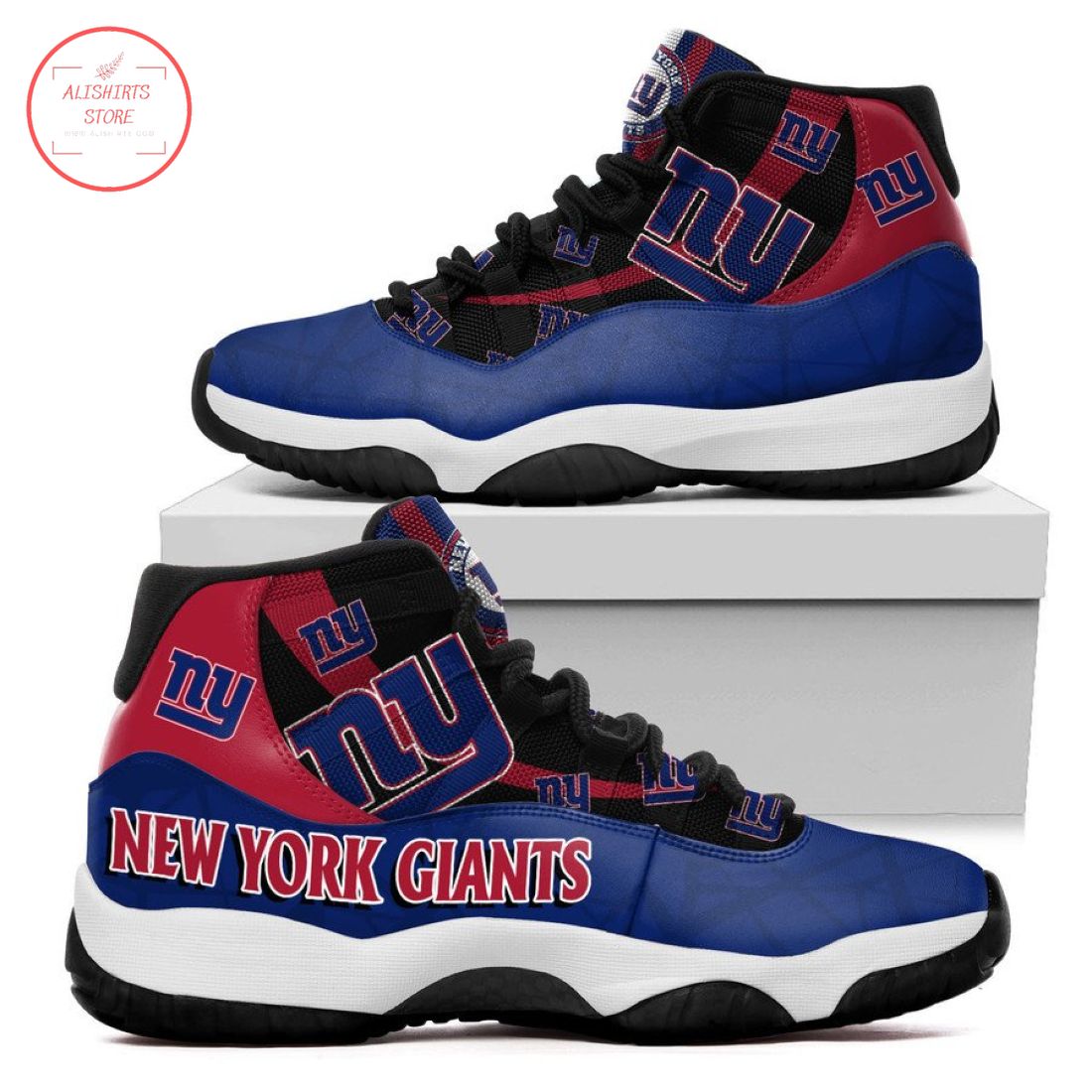 NFL New York Giants New Air Jordan 11 Sneakers Shoes