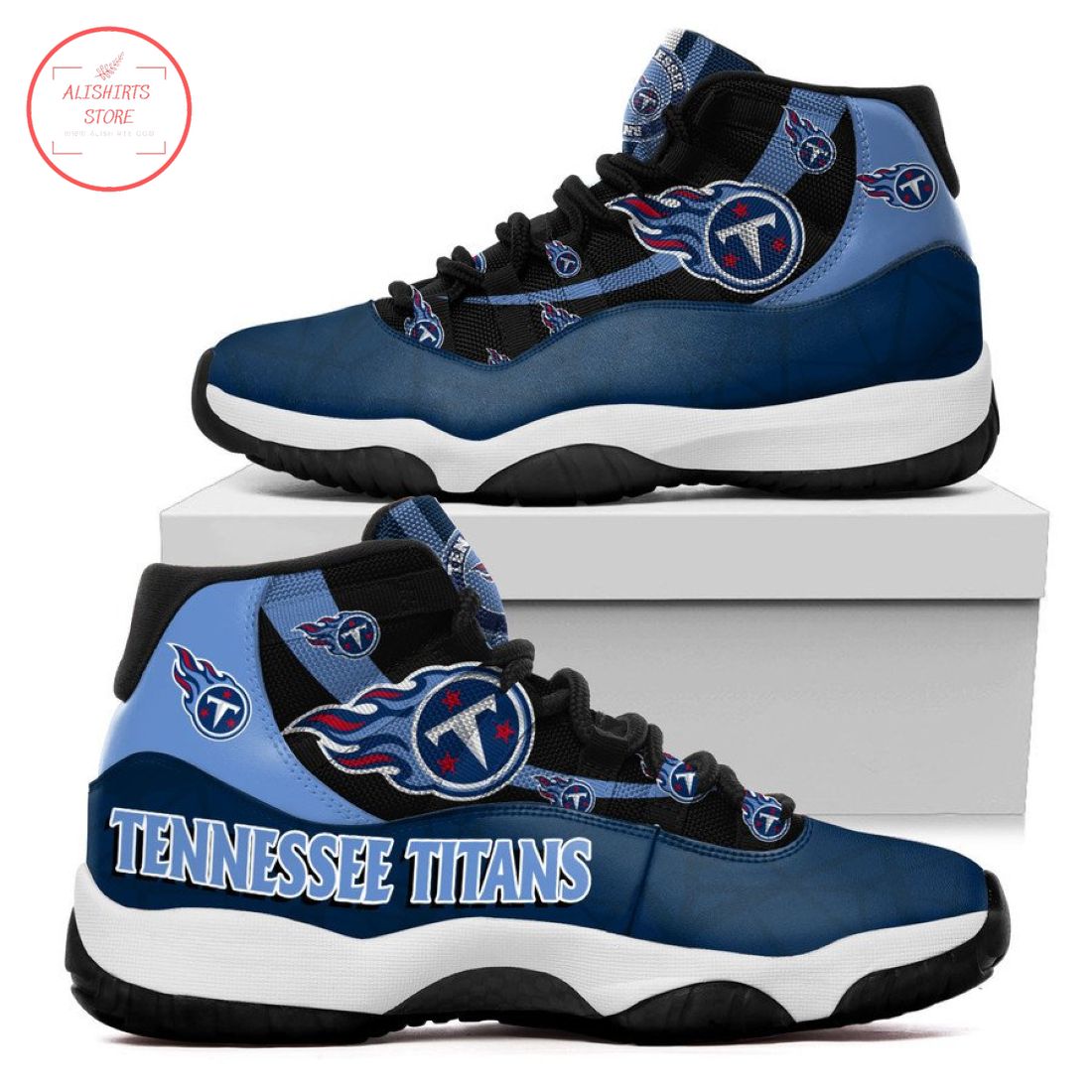 NFL Tennessee Titans New Air Jordan 11 Sneakers Shoes