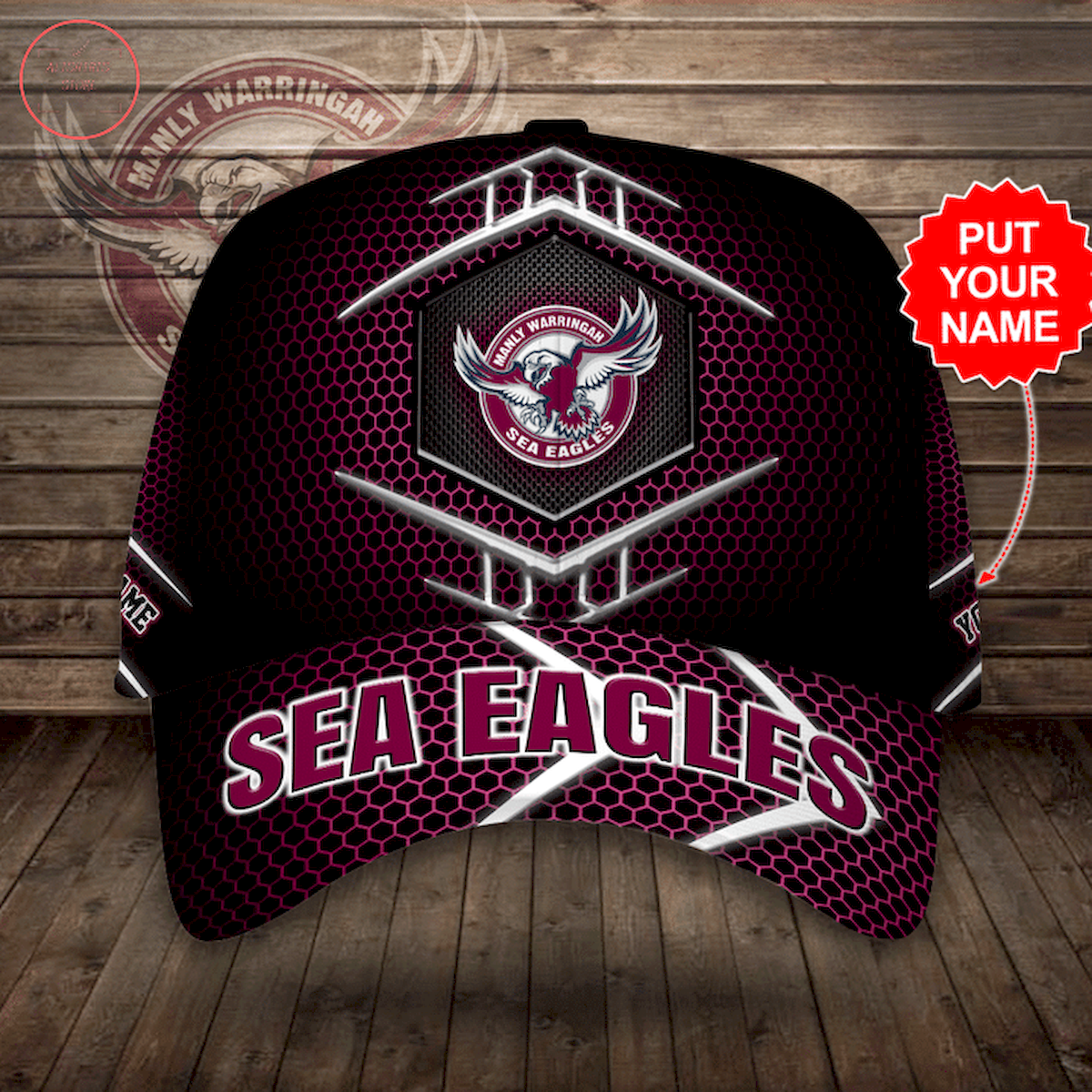 NRL Manly Warringah Sea Eagles Custom Hat Cap1