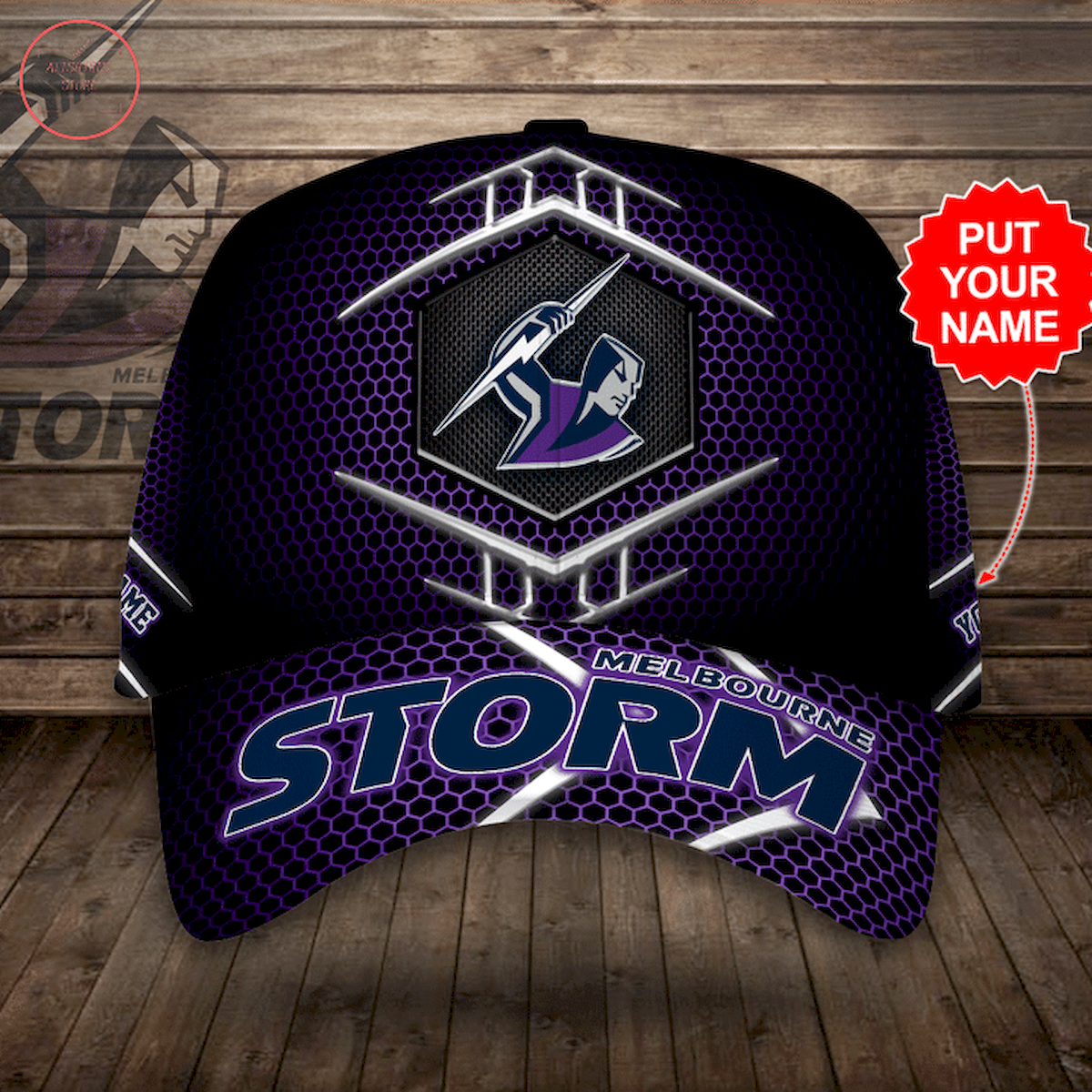 NRL Melbourne Storm Personalized Hat Cap