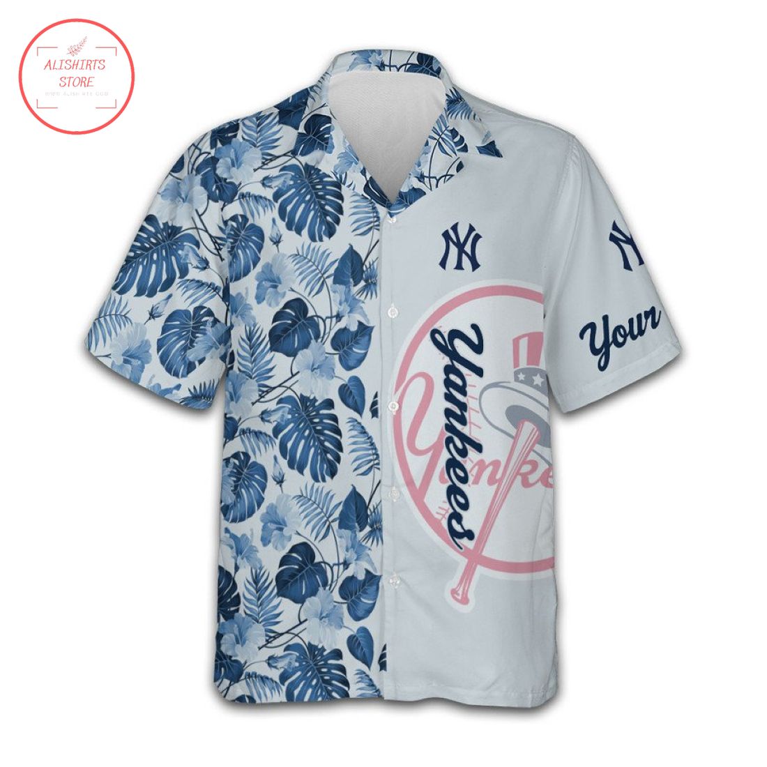 NY Yankees Unisex Custom Hawaiian Shirt
