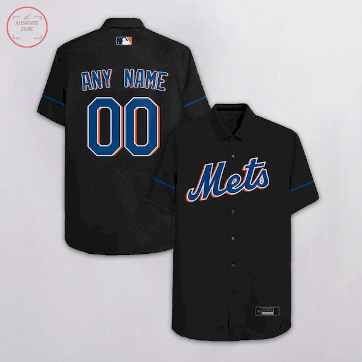New York Mets Personalized Hawaiian Shirt
