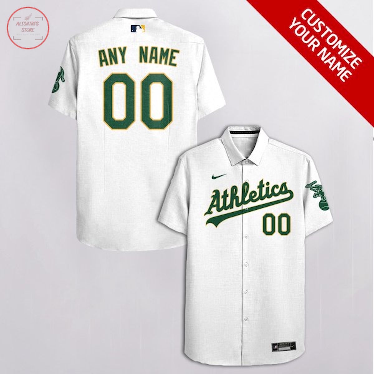 Oakland Athletics Customized Hawaiian Shirt