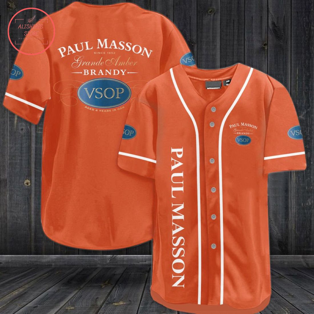 Paul Masson Brandy Baseball Jersey