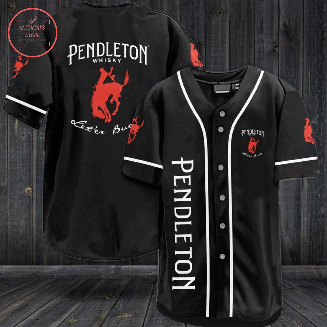 Pendleton Whiskey Baseball Jersey