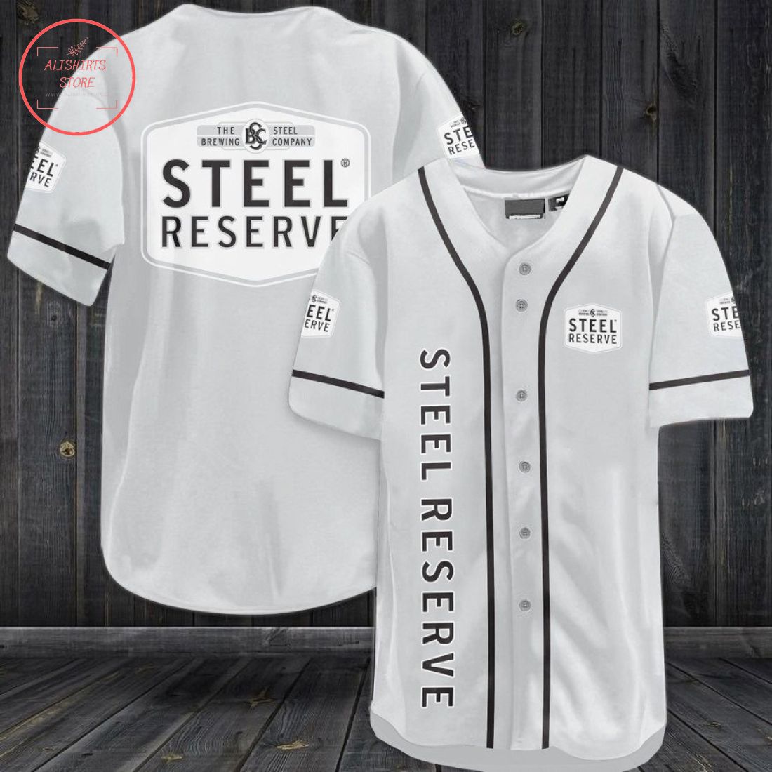 Steel Reserve Beer Baseball Jersey