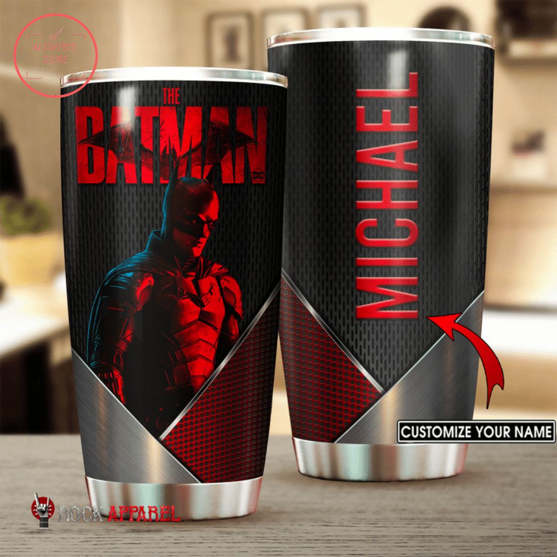 The Batman Movies Personalized Tumbler