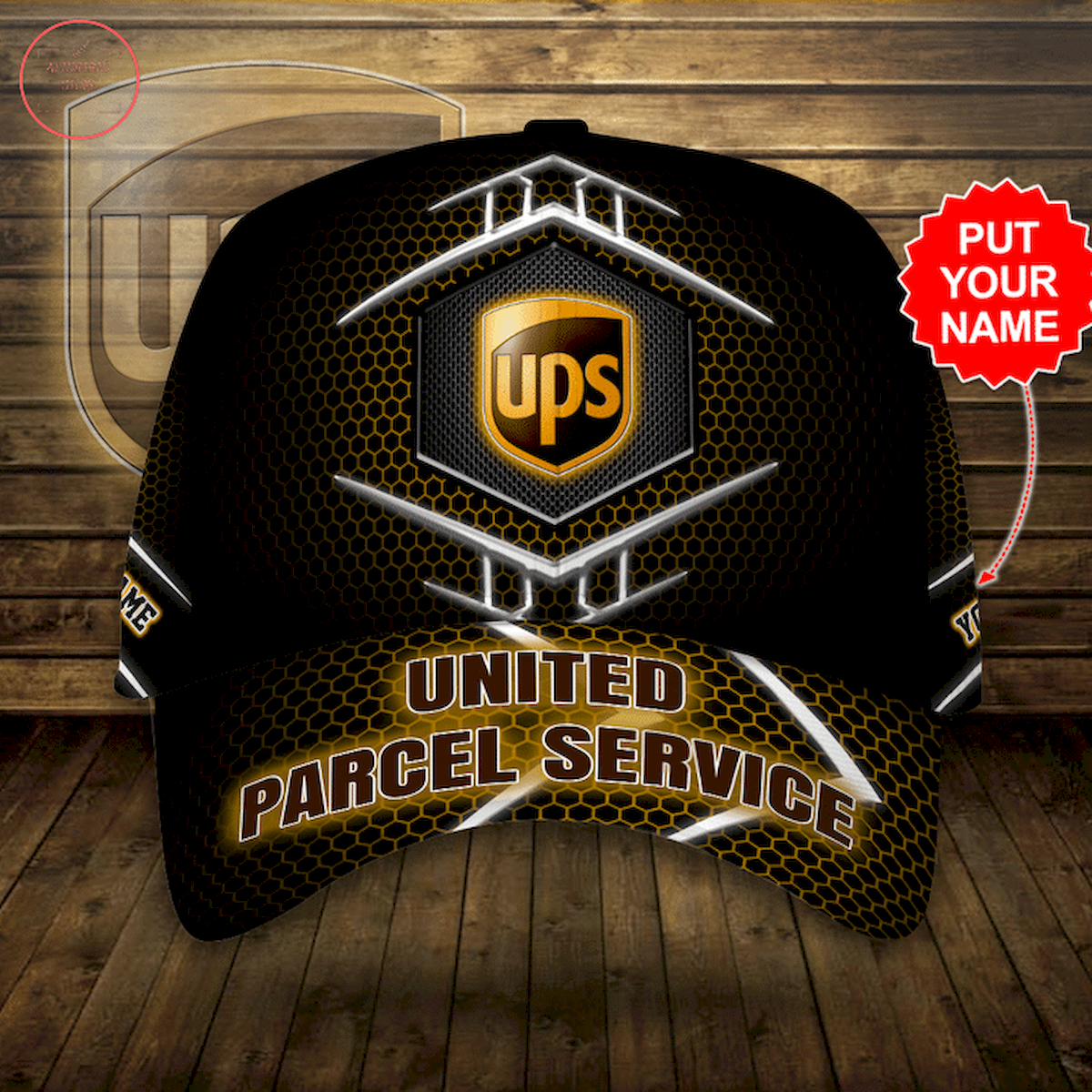 United Parcel Service Personalized Hat Cap