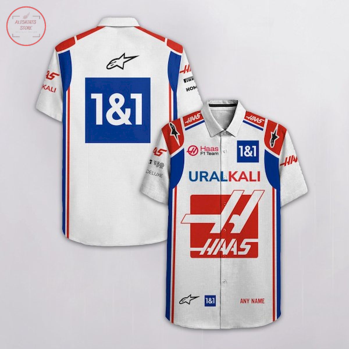 Uralkali Haas F1 Racing Team Hawaiian Shirt