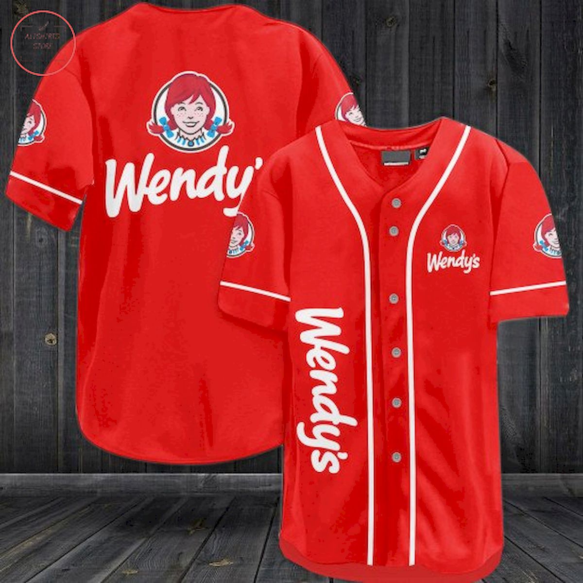 Wendy's Fresh Home Baseball Jersey
