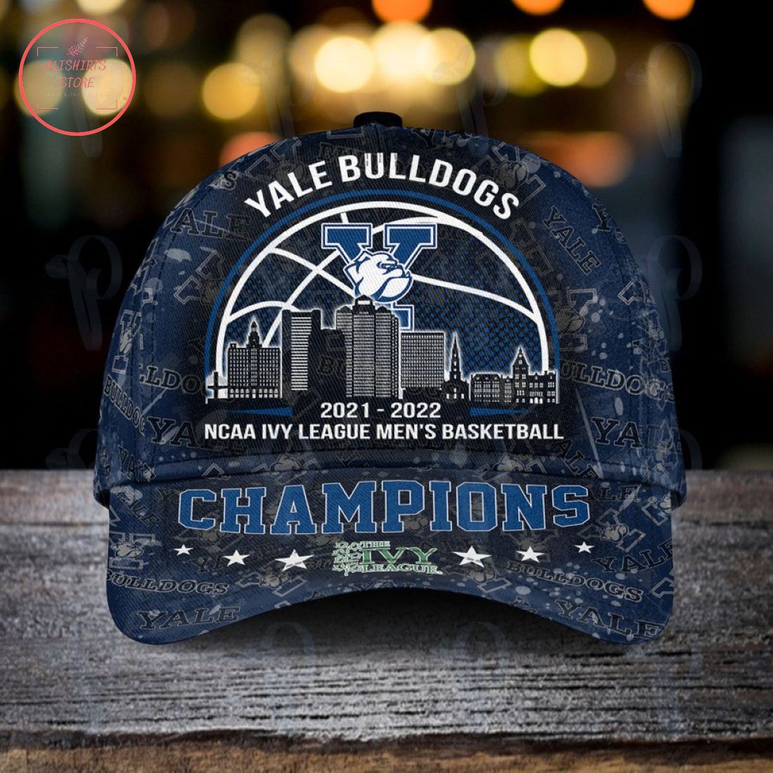 Yale Bulldogs 2022 Ncaa Ivy League Men's Basketball Champions Classic Cap