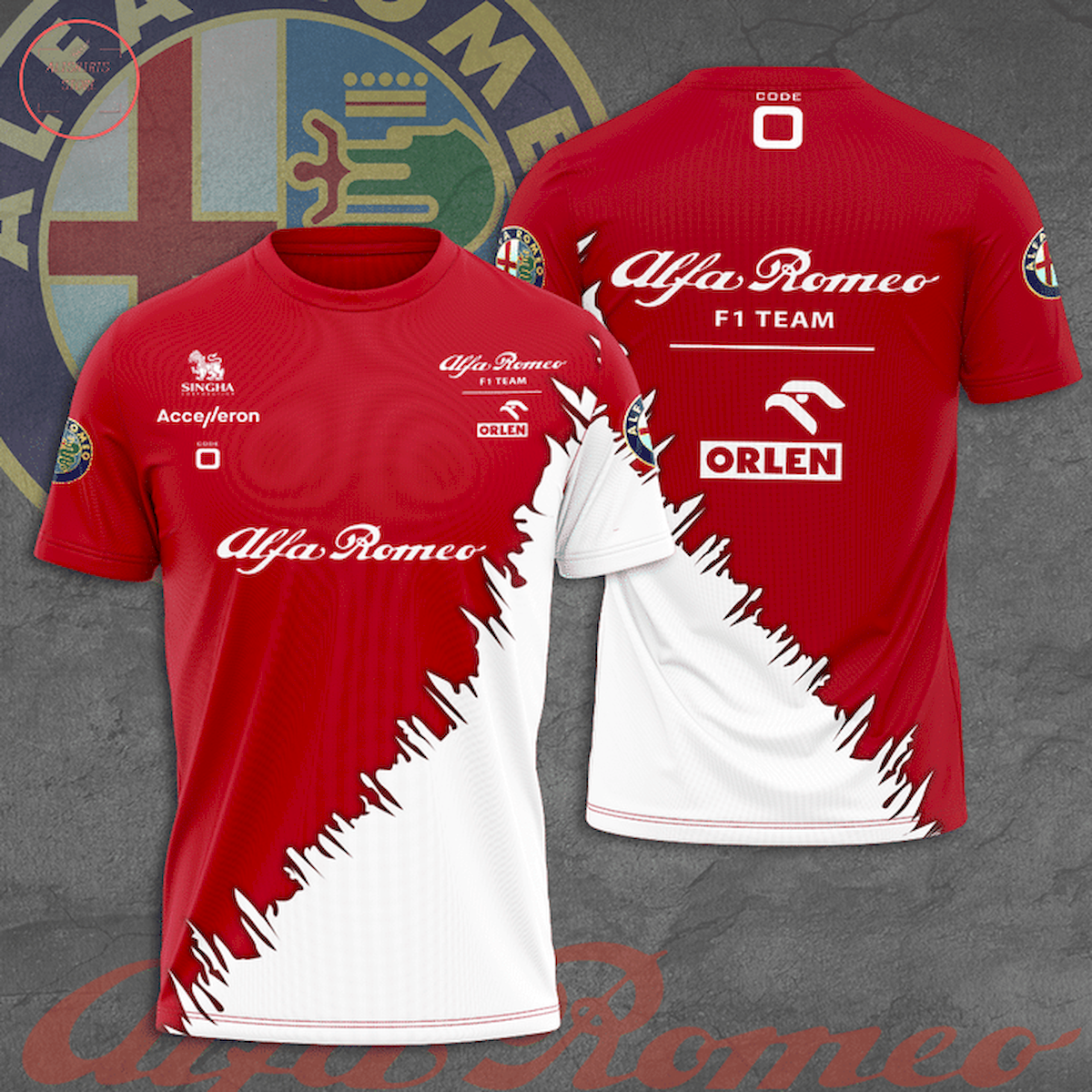 Alfa Romeo F1 team Orlen T-shirt 3d