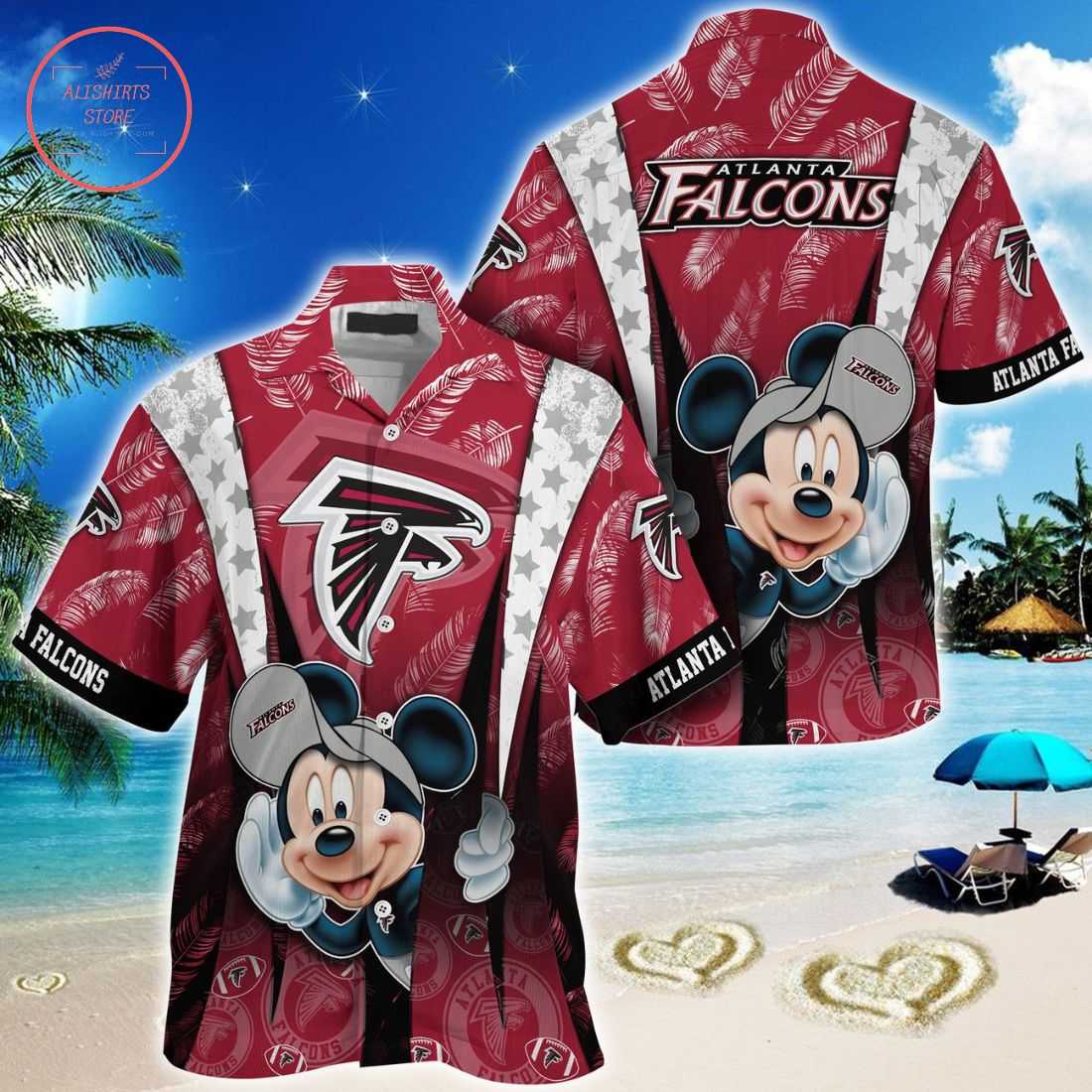 Atlanta Falcons Mickey Mouse Hawaiian Shirt