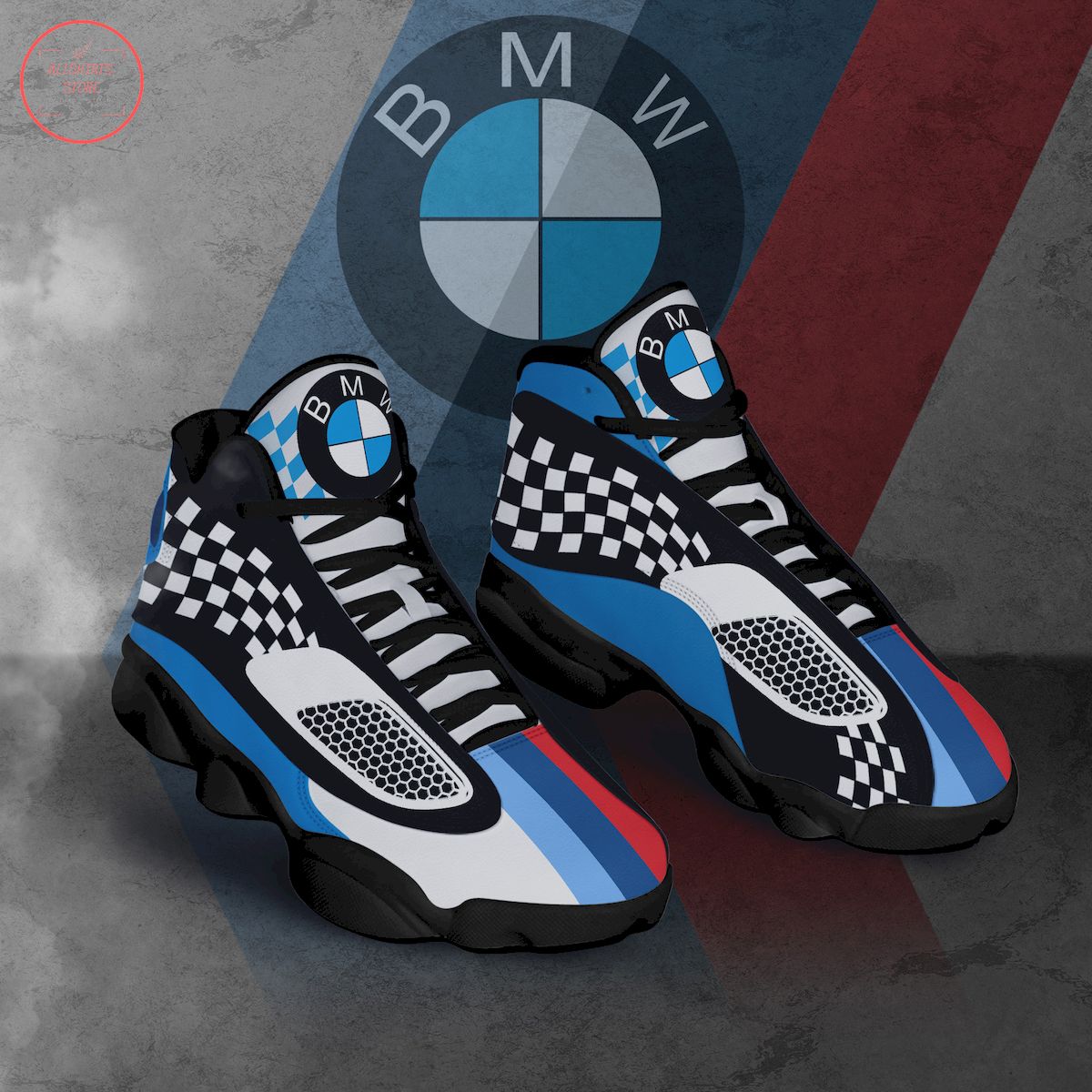 BMW Logo Air Jordan 13 Sneakers Shoes