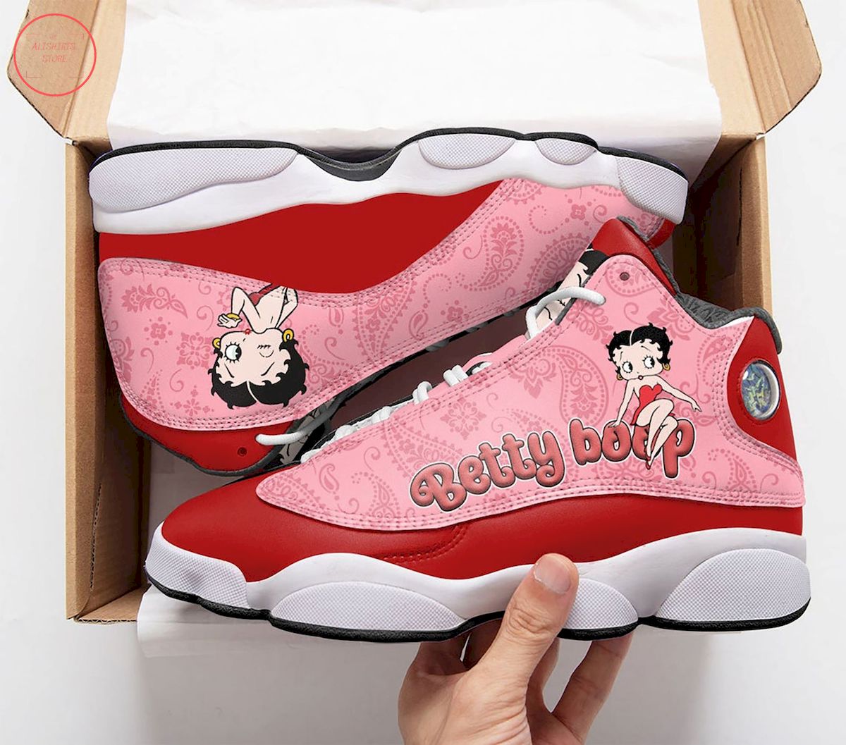 Betty Boop Cartoon Air Jordan 13 Sneaker